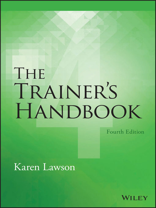 Title details for The Trainer's Handbook by Karen Lawson - Available